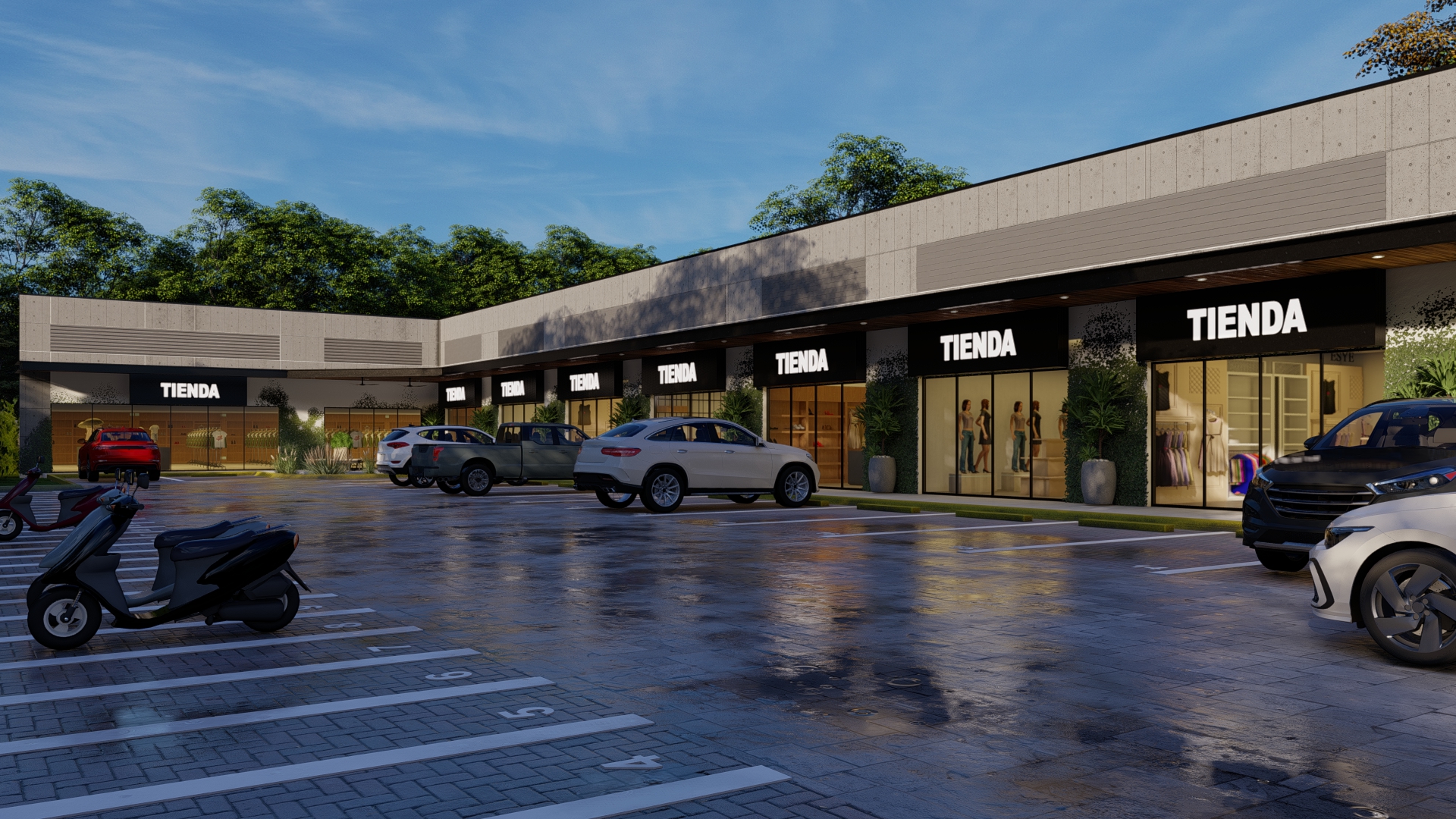 Plaza Estelí — uno de los proyectos comerciales del estudio en Estelí, Nicaragua